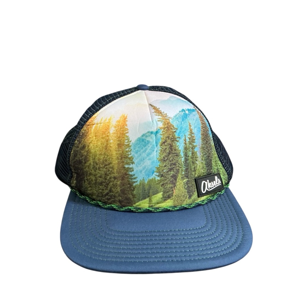 AKSELS SUMMER FOREST FOAM ROPE SNAPBACK HAT